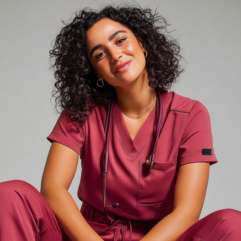 Nursing professional providing care